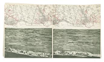 (BATTLE OF BRITAIN.) Oberkommando der Luftwaffe. Südostküste England Schrägbildreihe I-IV.